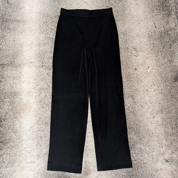 Misook Nancy Straight Leg Mylana Knit Pant Black Women's Small - Picture 4 of 9